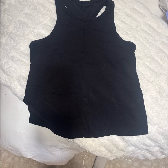 Black Lululemon align waist-length race back tank top - Picture 3 of 3